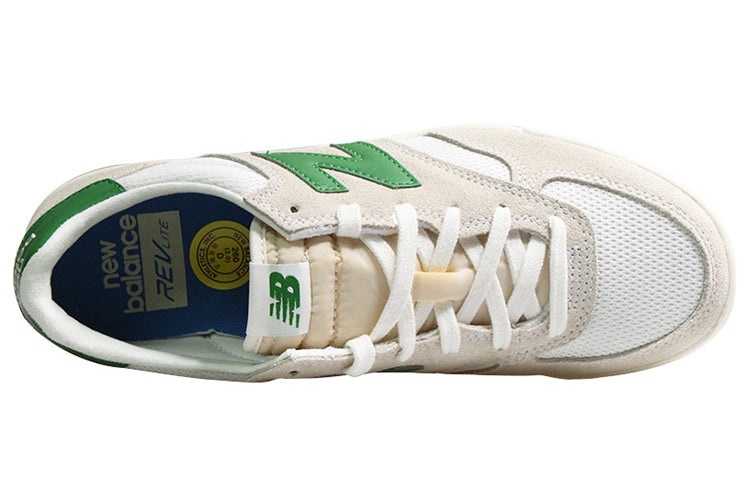 New Balance 300 Series Retro Low Tops Casual Skateboarding Shoes Unisex White Green CRT300CK - 3