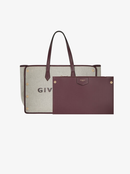 MEDIUM BOND SHOPPER IN GIVENCHY CANVAS - 4
