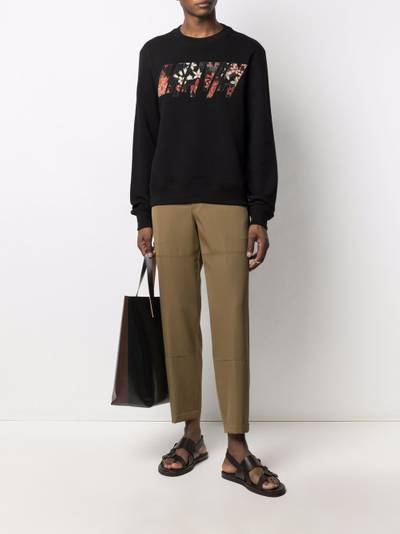 Lanvin logo-print sweatshirt outlook