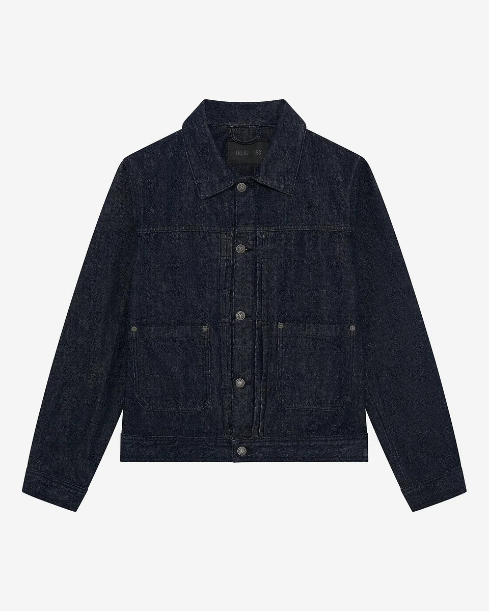 DARK BLUE DENIM JACKET - 1