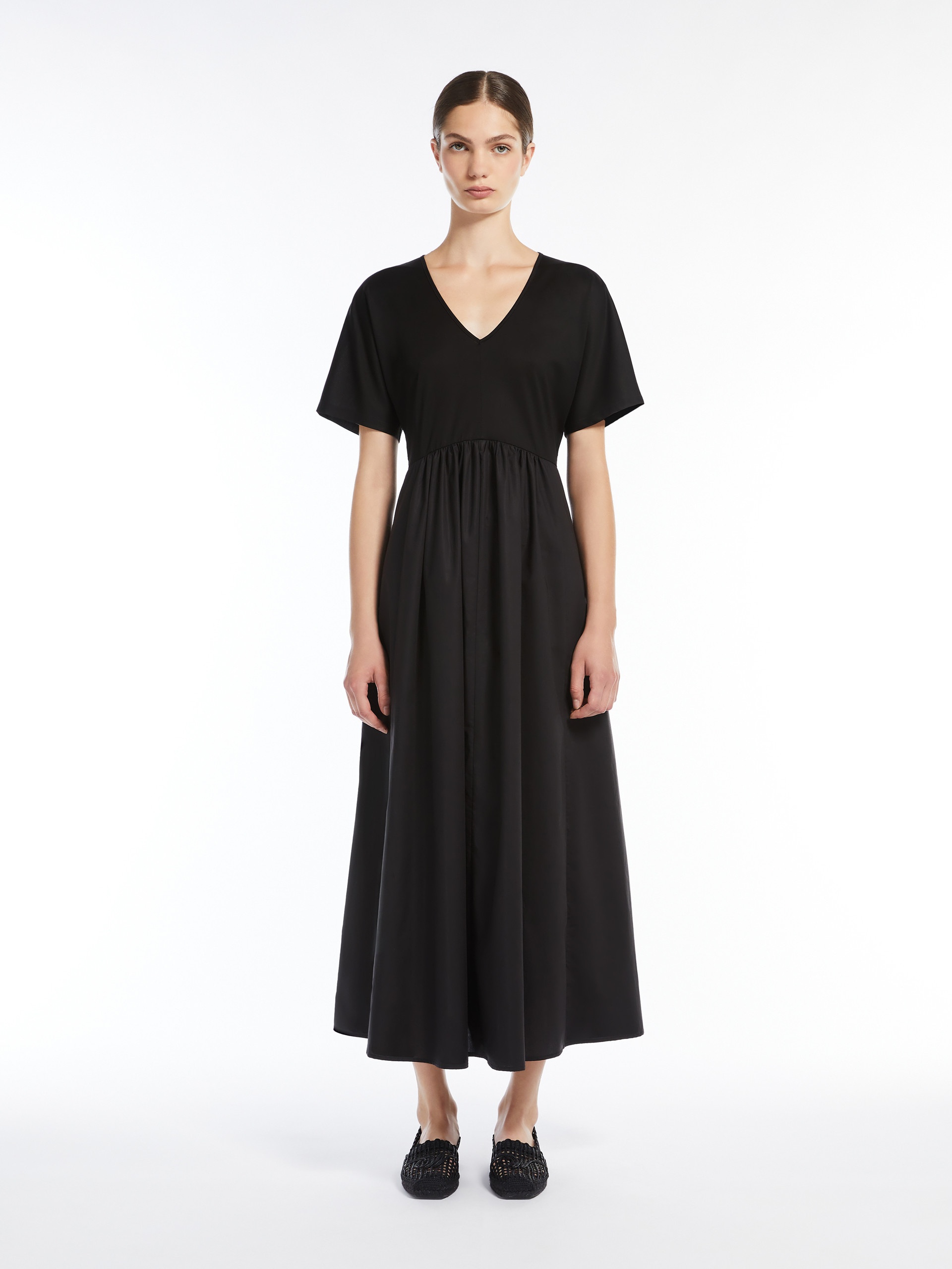 BRONZO Wide jersey dress - 3