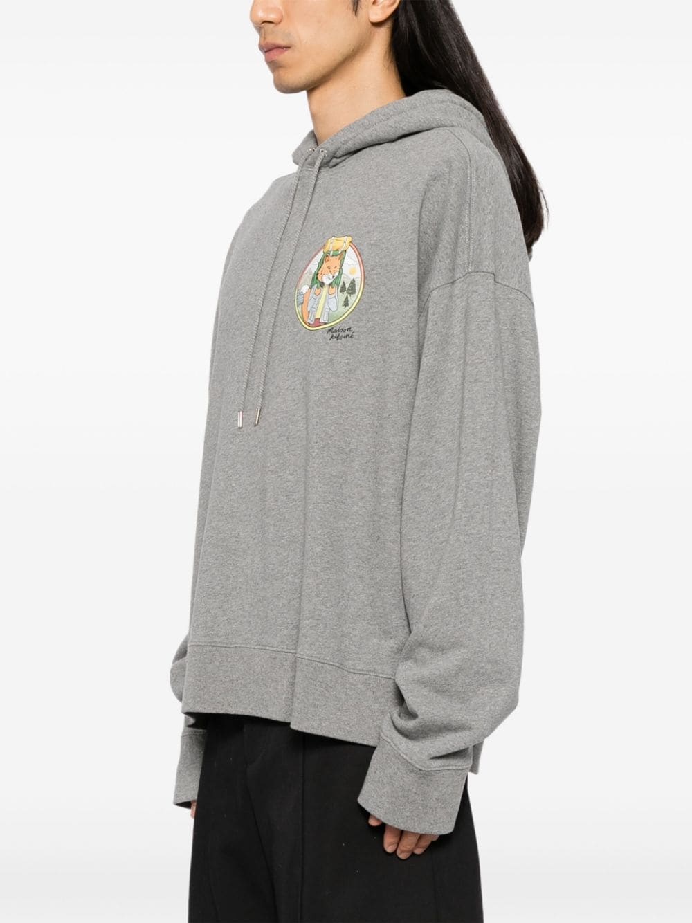 rambling fox oversized hoodie - 3