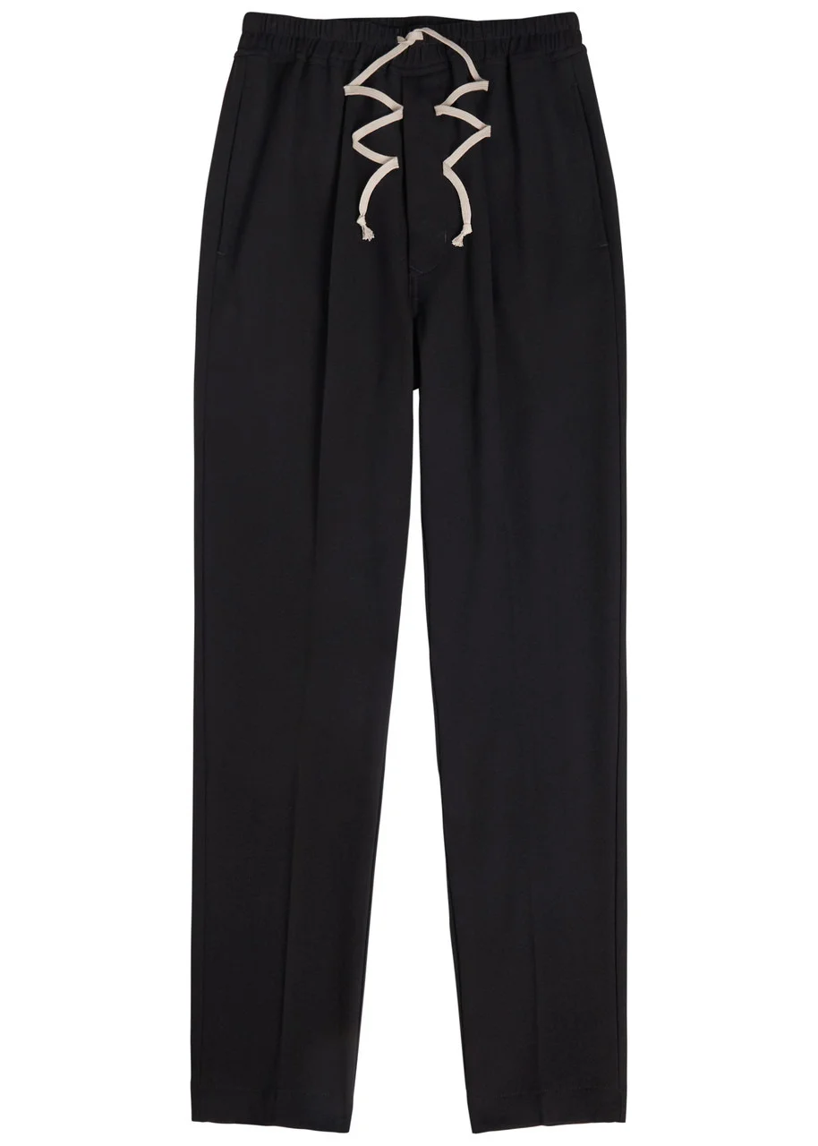 Rick Owens Tapered-leg Wool Trousers - 1