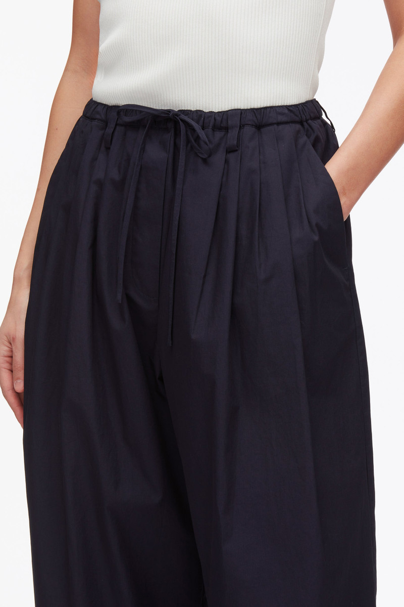 Structured Cotton Pull On Straight Leg Pants 6