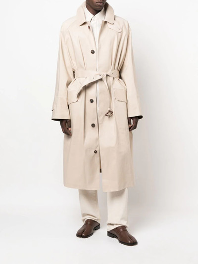 Maison Margiela Oversized Iconic bonded cotton coat outlook