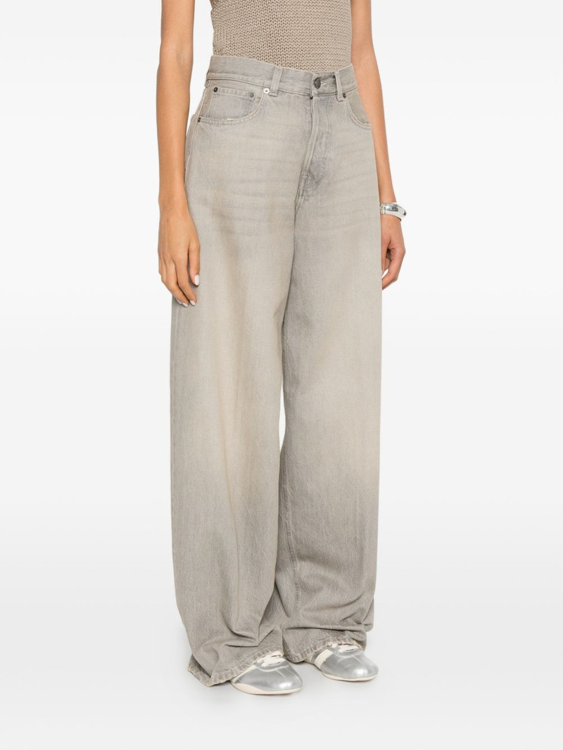 Bethany faded-effect wide-leg jeans 3