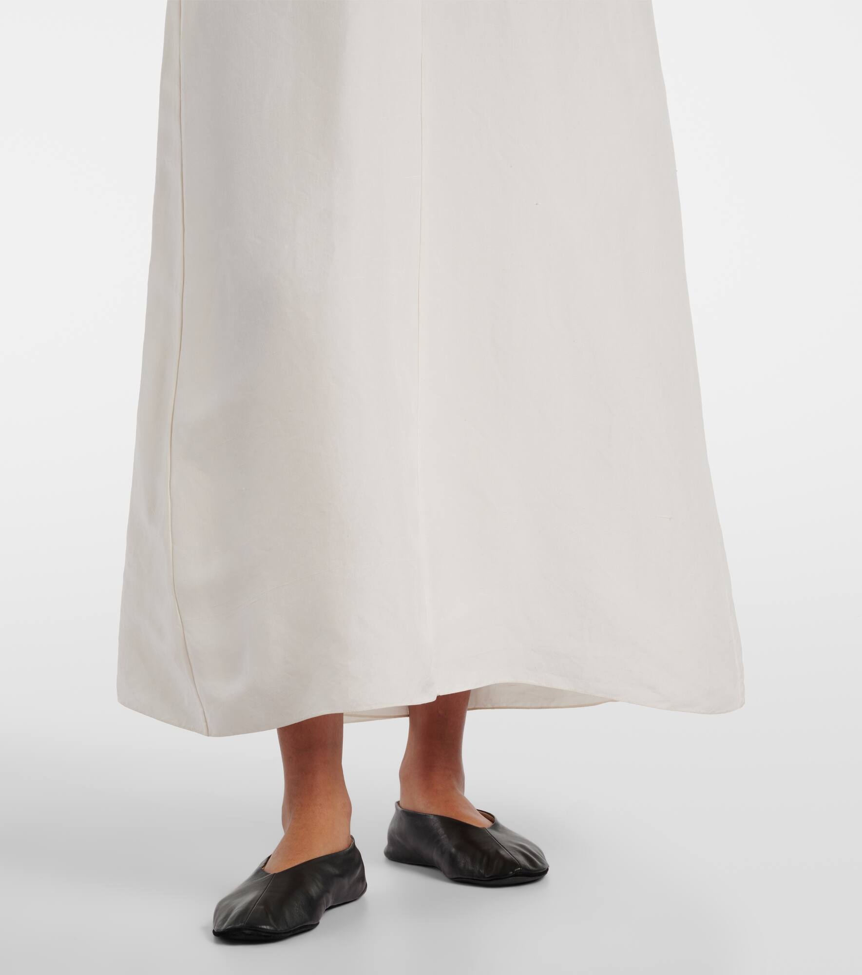 Mia open-back silk maxi dress - 6