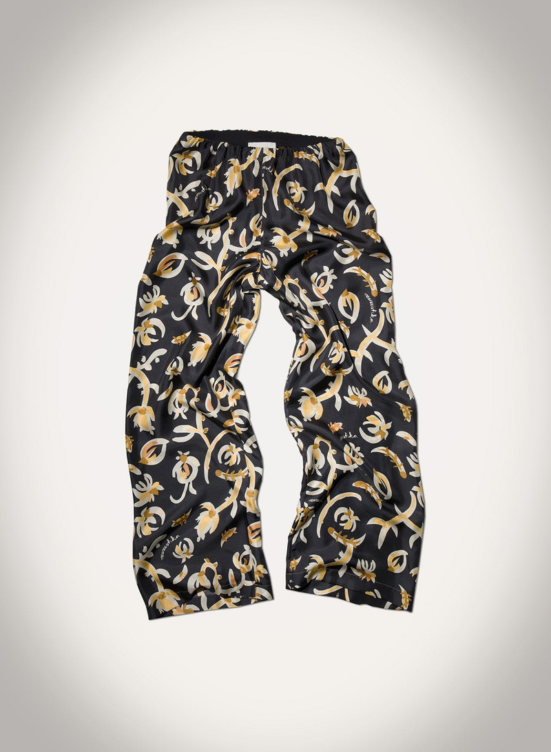 Nanushka Printed Silk Twill Pants outlook
