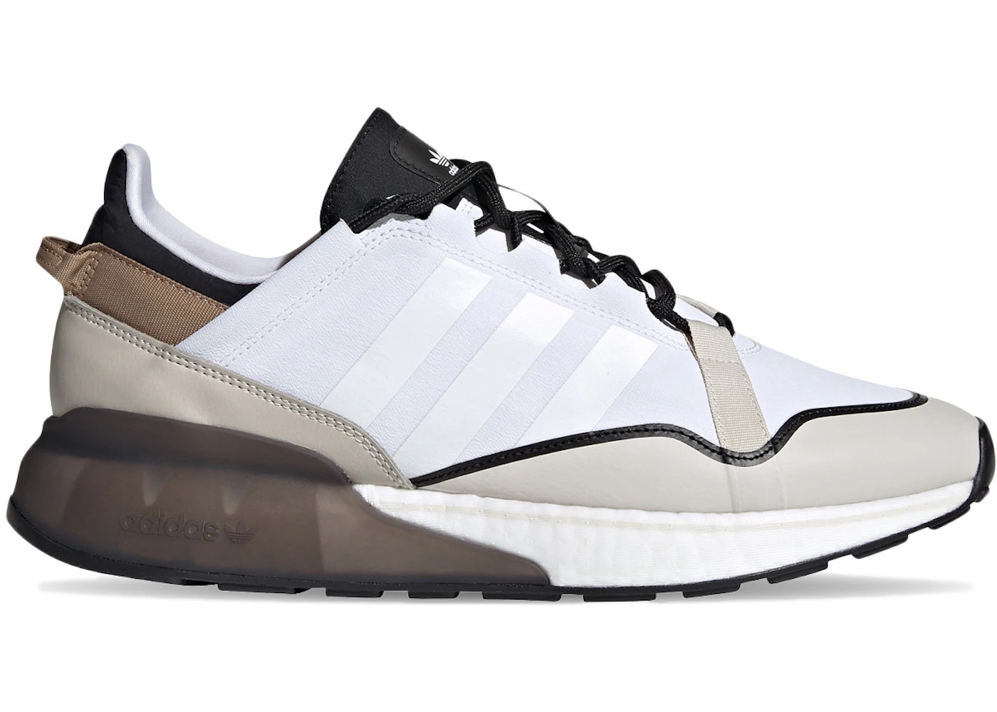 adidas ZX 2K Boost Pure White Brown Black - 1