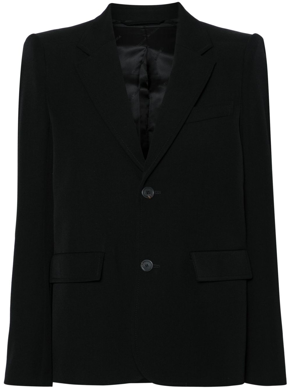 padded shoulder blazer - 1