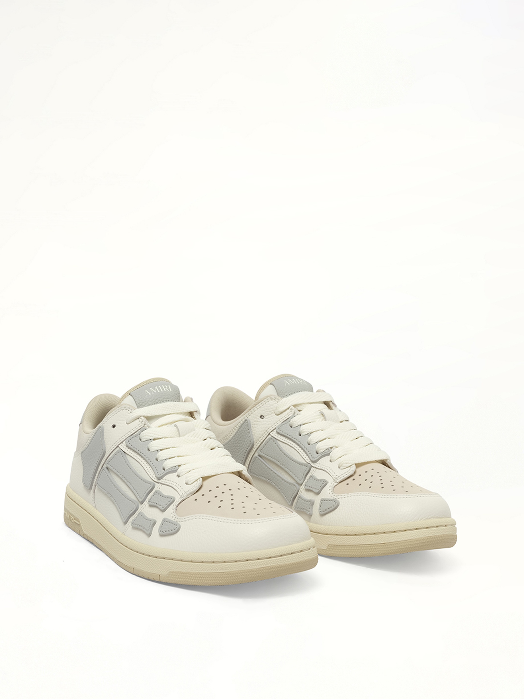 Skeleton Top Low Sneaker in Grey - 2