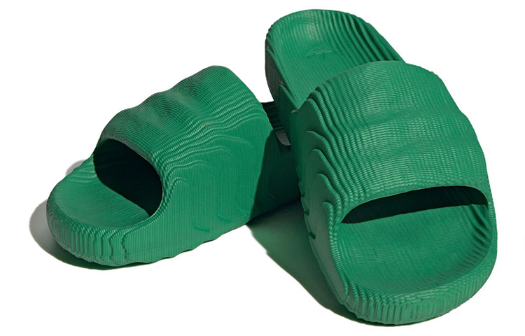 adidas Adilette 22 Slides 'Green White' IF5395 - 3