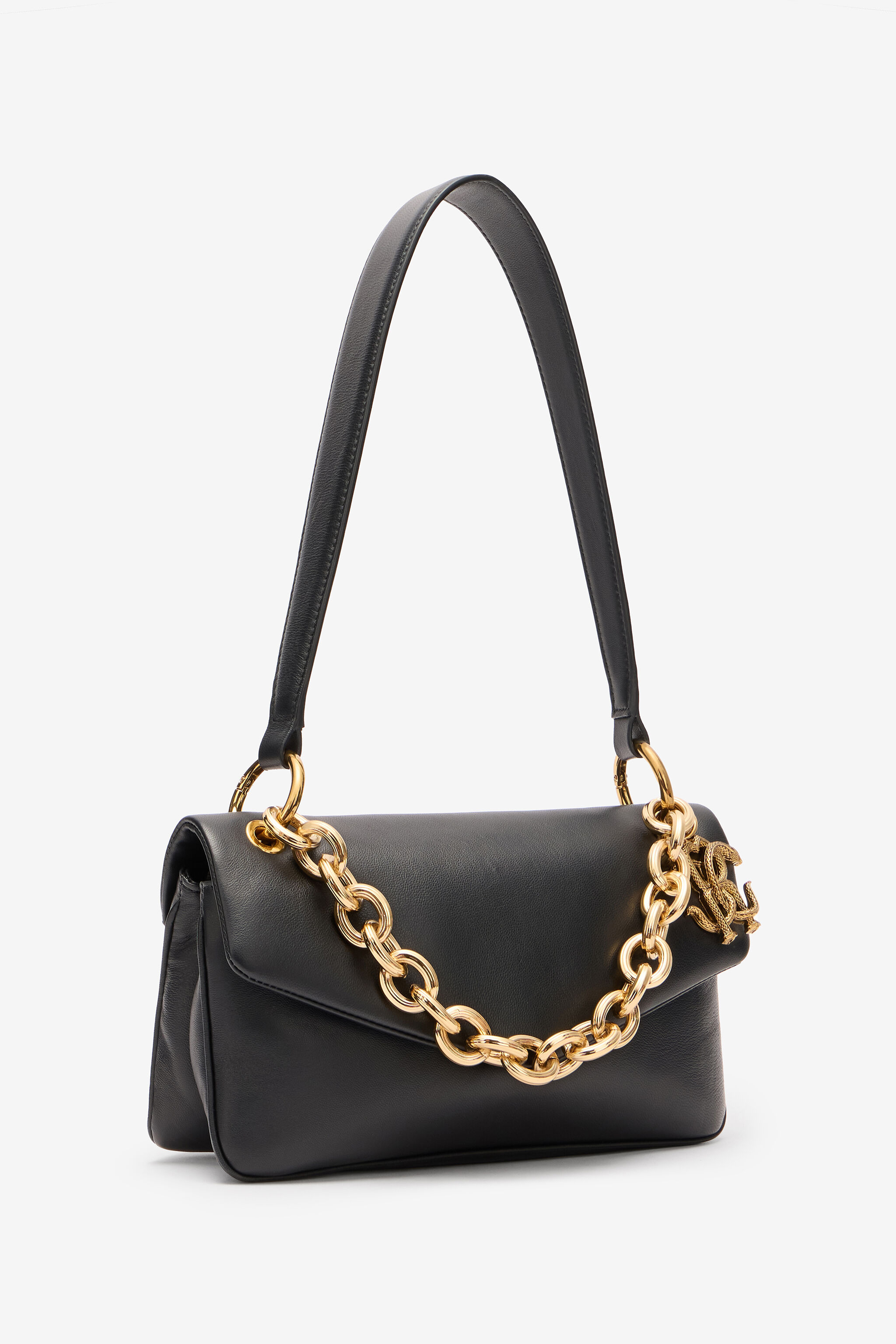 Shoulder Bag With Chain And Charm - 5