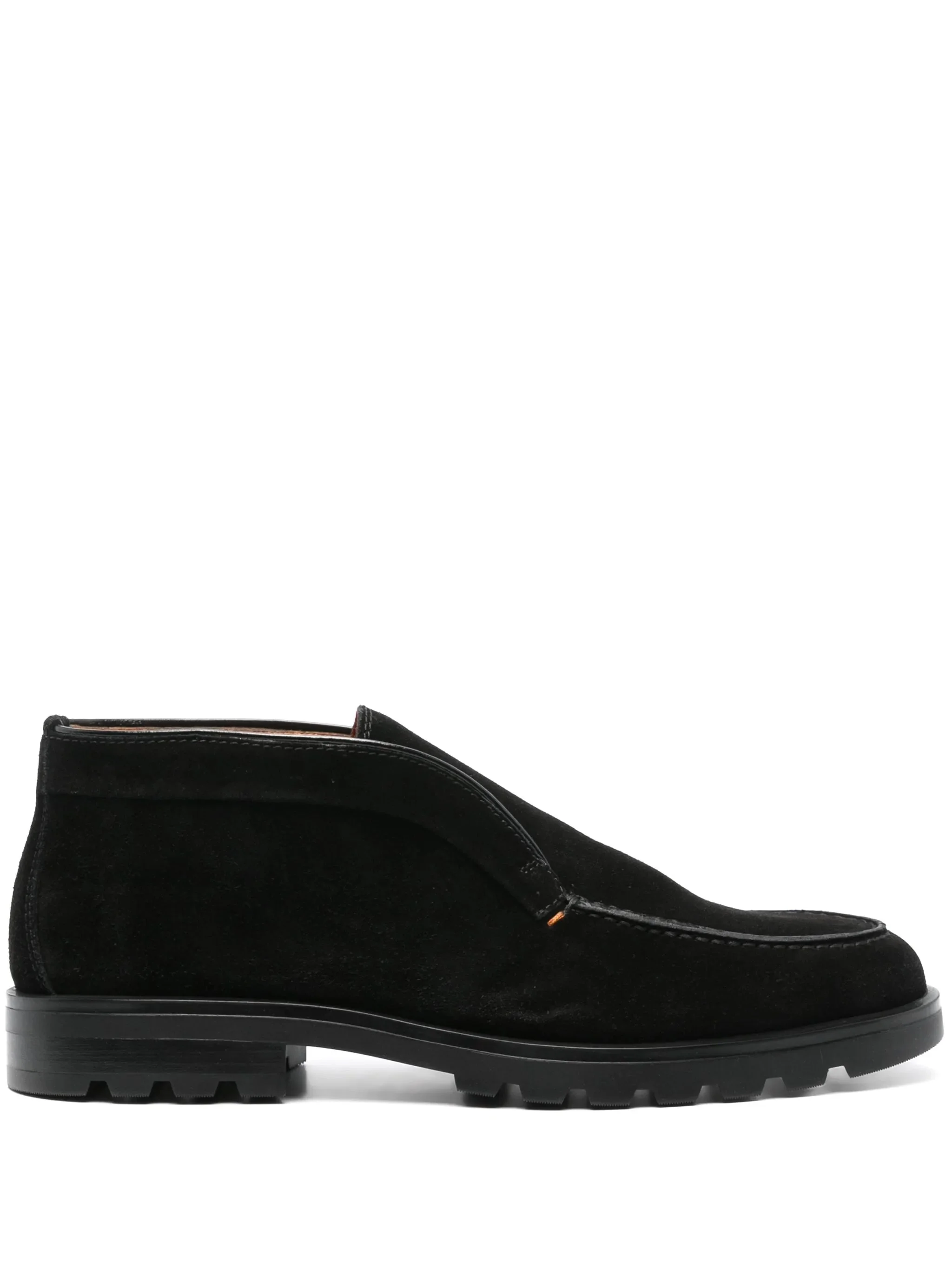 Santoni Slip-on Suede Boots - 1