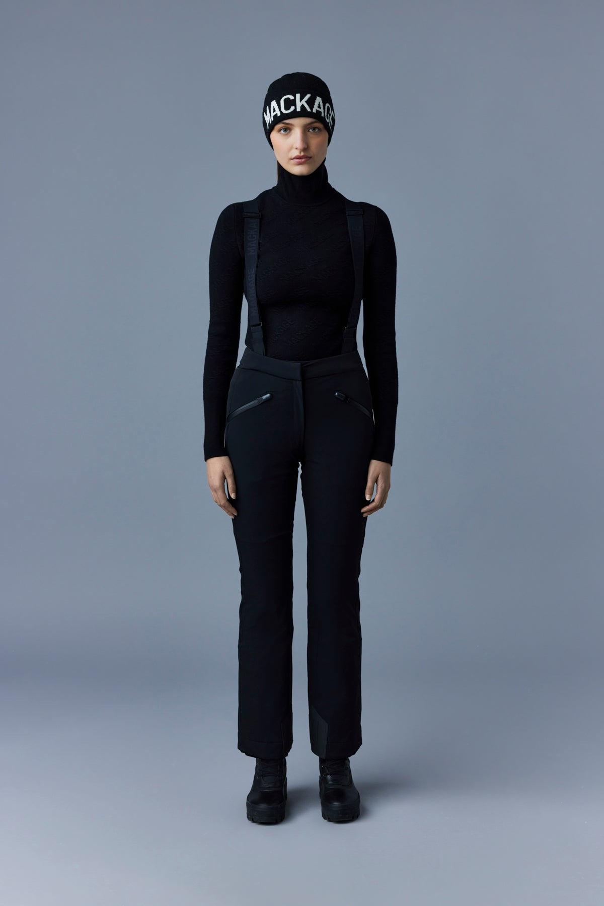 NYOMI ski pant with removable suspenders - 2