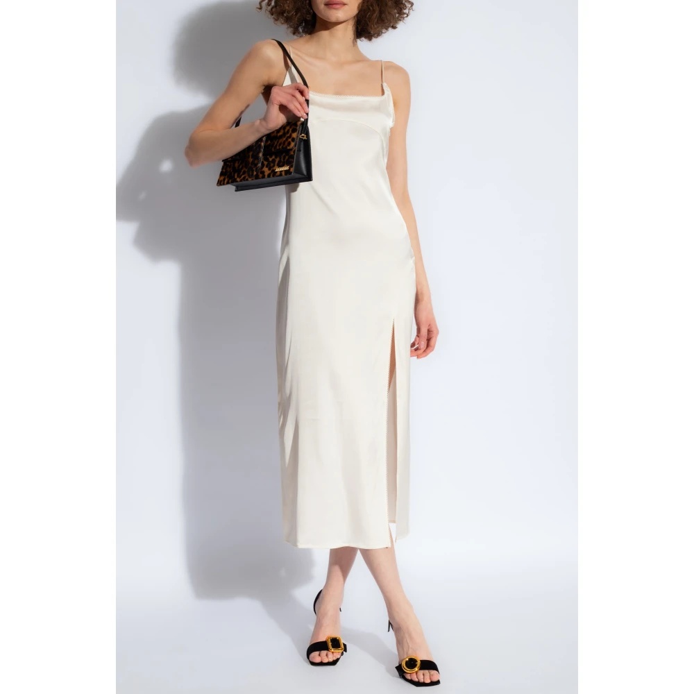 【JACQUEMUS】 The Night Dress JACQUEMUS Chouchou convertible duchesse-satin midi dress