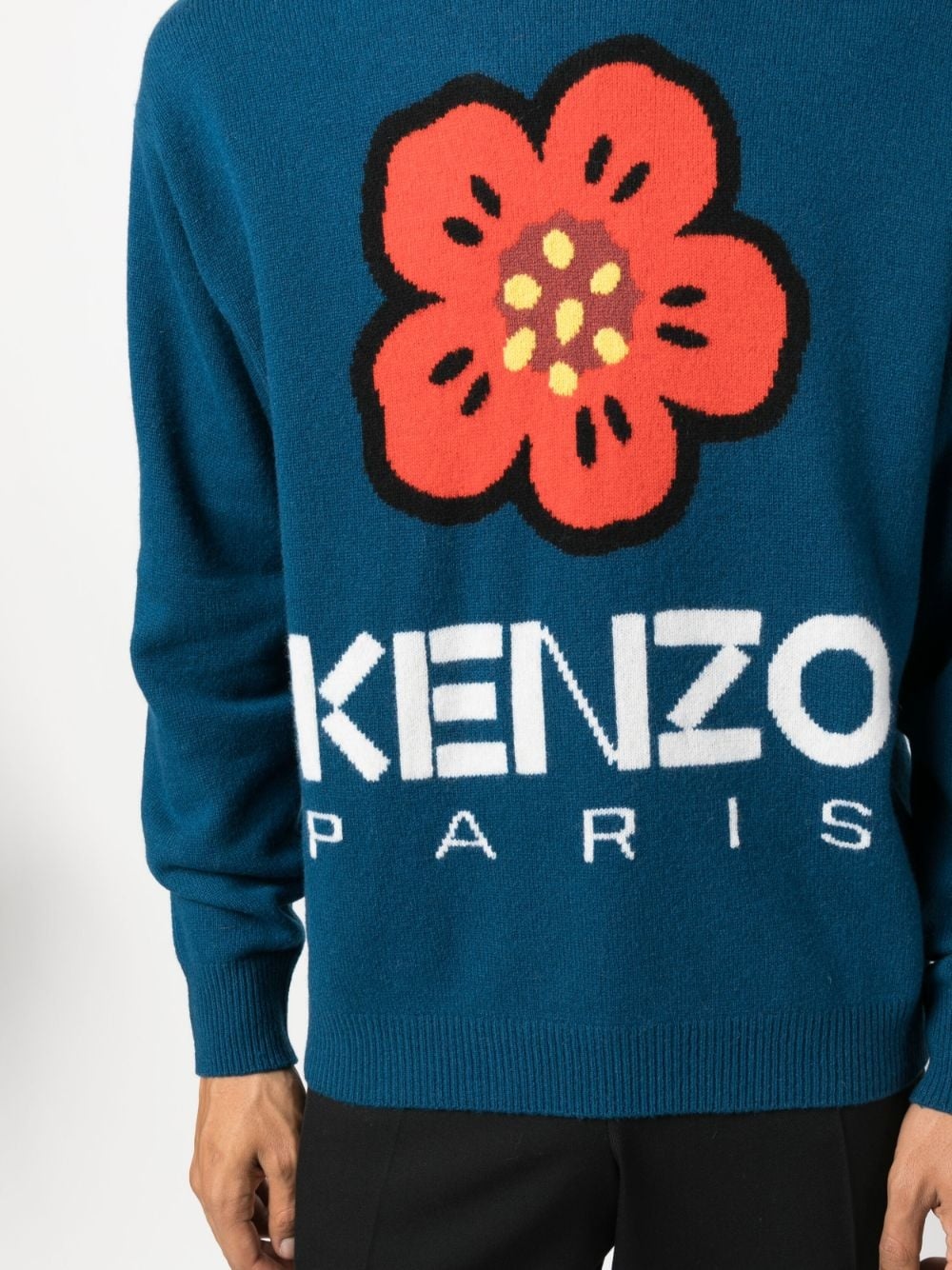 Boke Flower intarsia-knit jumper - 5