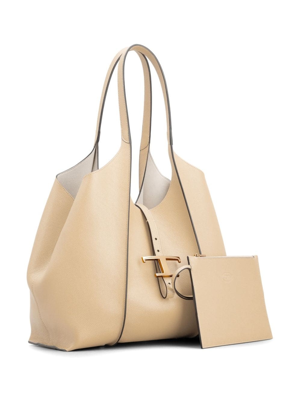 T Timeless leather tote bag - 2