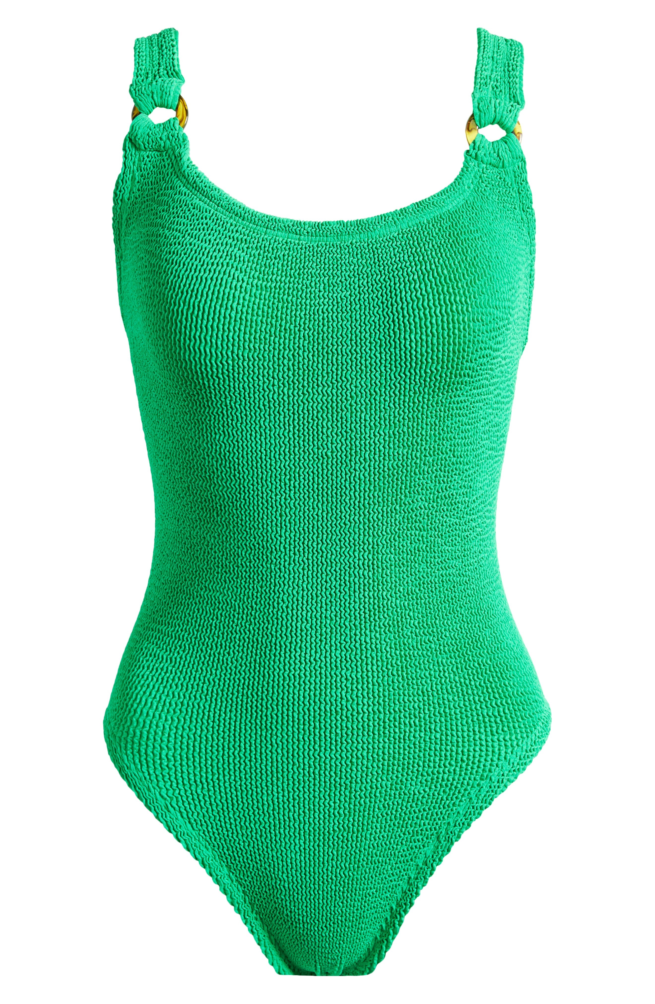 Hunza G Domino One-Piece Swimsuit in Emerald at Nordstrom - 6