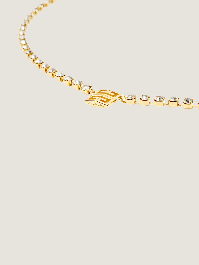 4G NECKLACE IN METAL WITH CRYSTALS 3