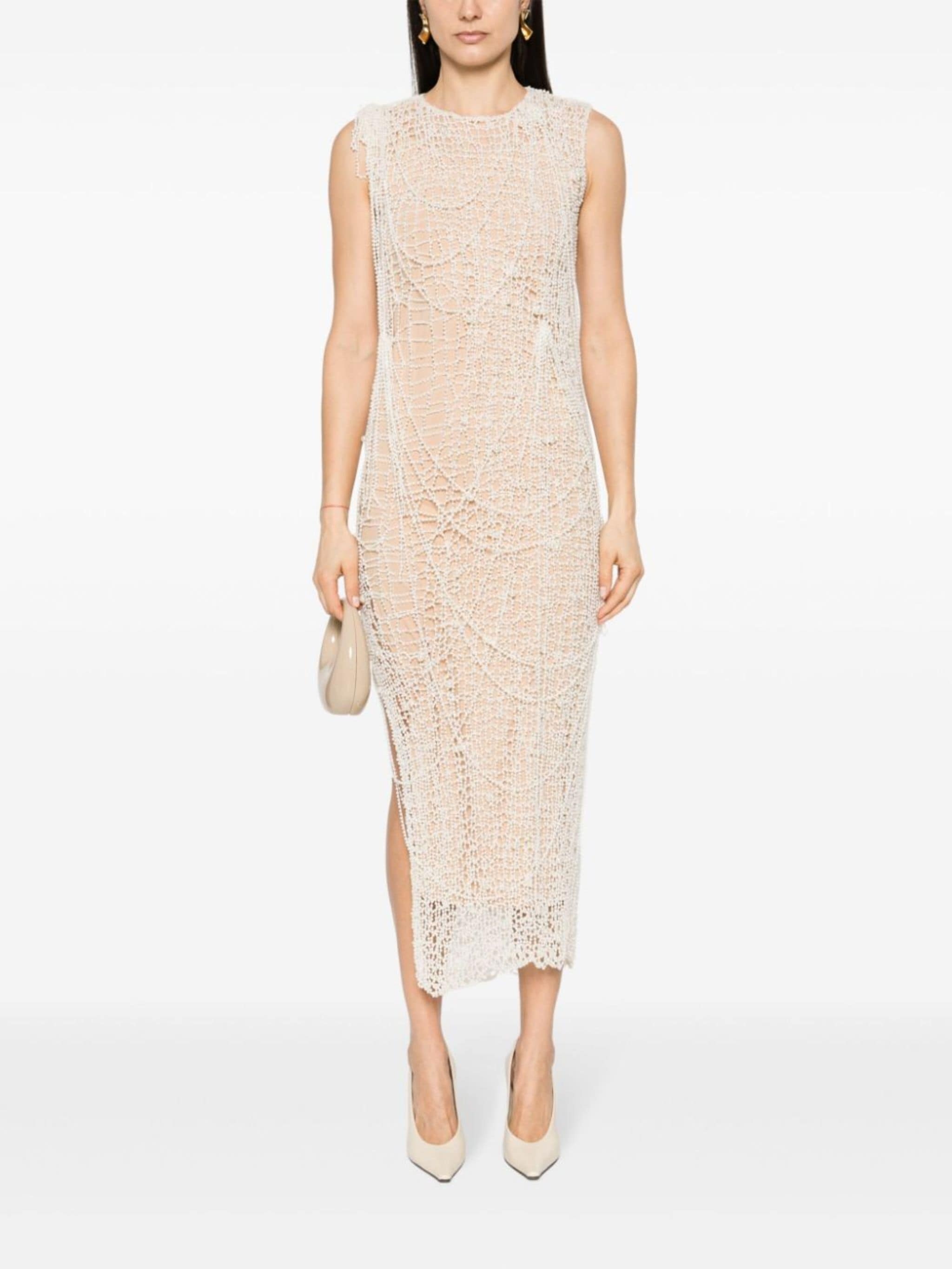 Sportmax AFOSO1234 Long crochet dress | REVERSIBLE