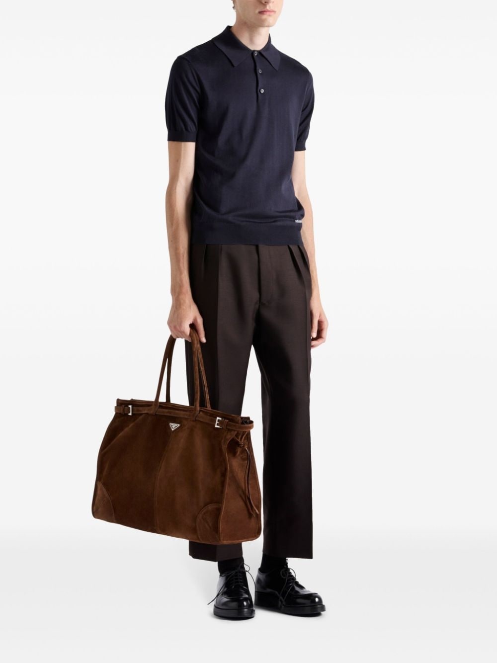 silk polo shirt - 2