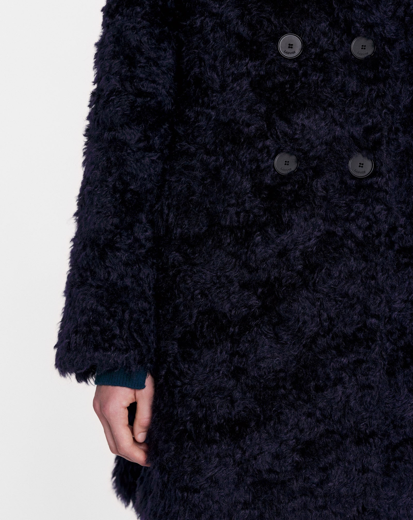 FAUX PUDDLE PEA COAT - 6