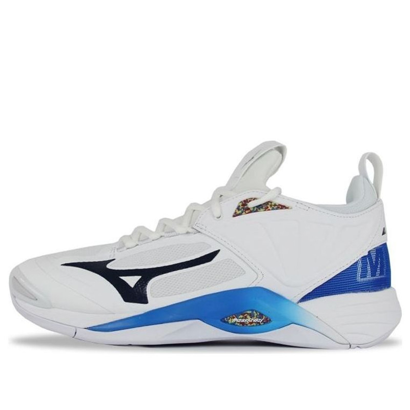 Mizuno 파 Momentum 2 '화이트 블랙 블루'V1GA211200 - 1