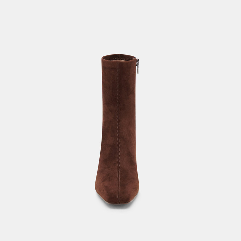 GLAMOR BOOTS DK BROWN STELLA SUEDE 6