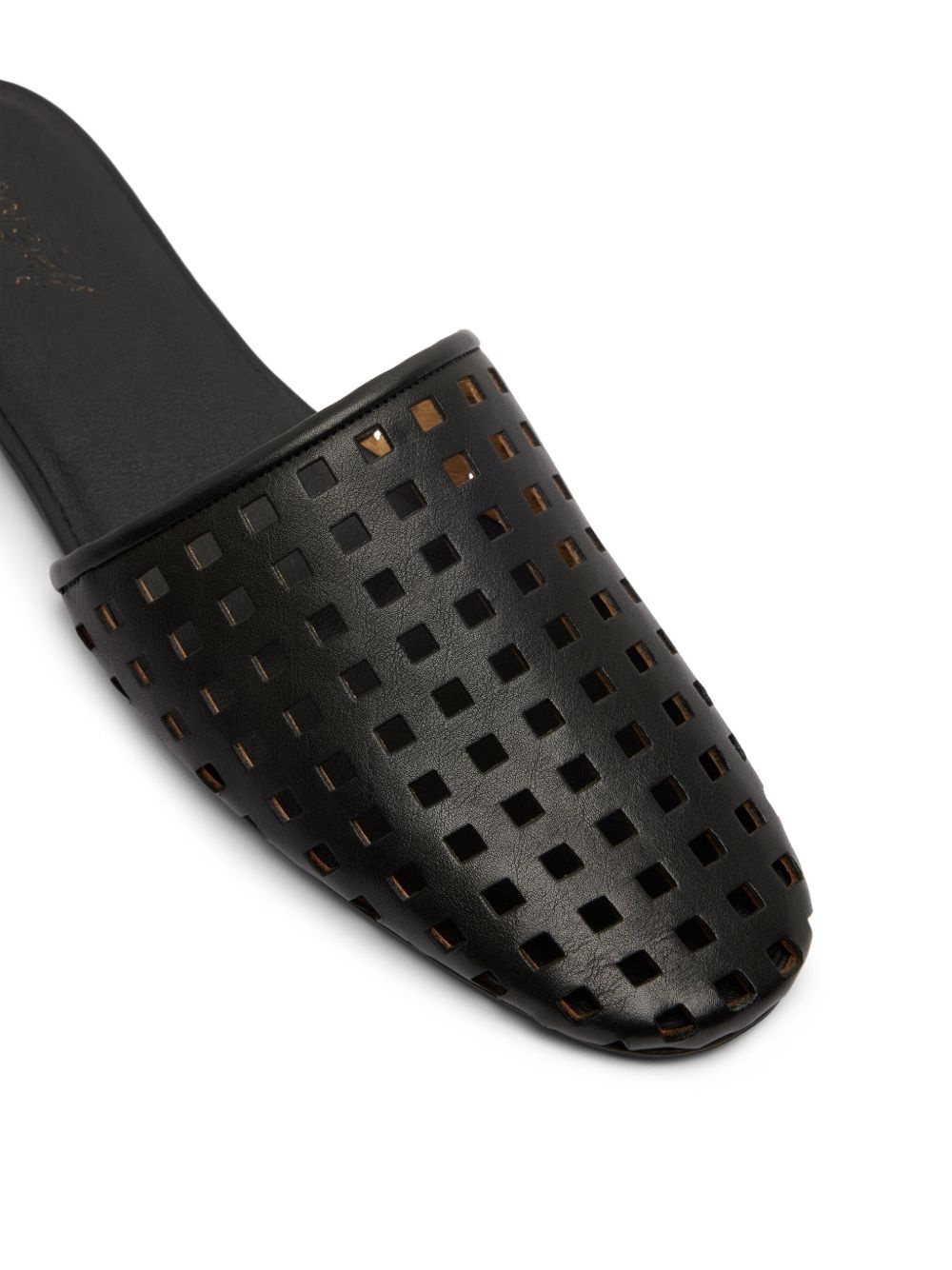 perforated mules - 4