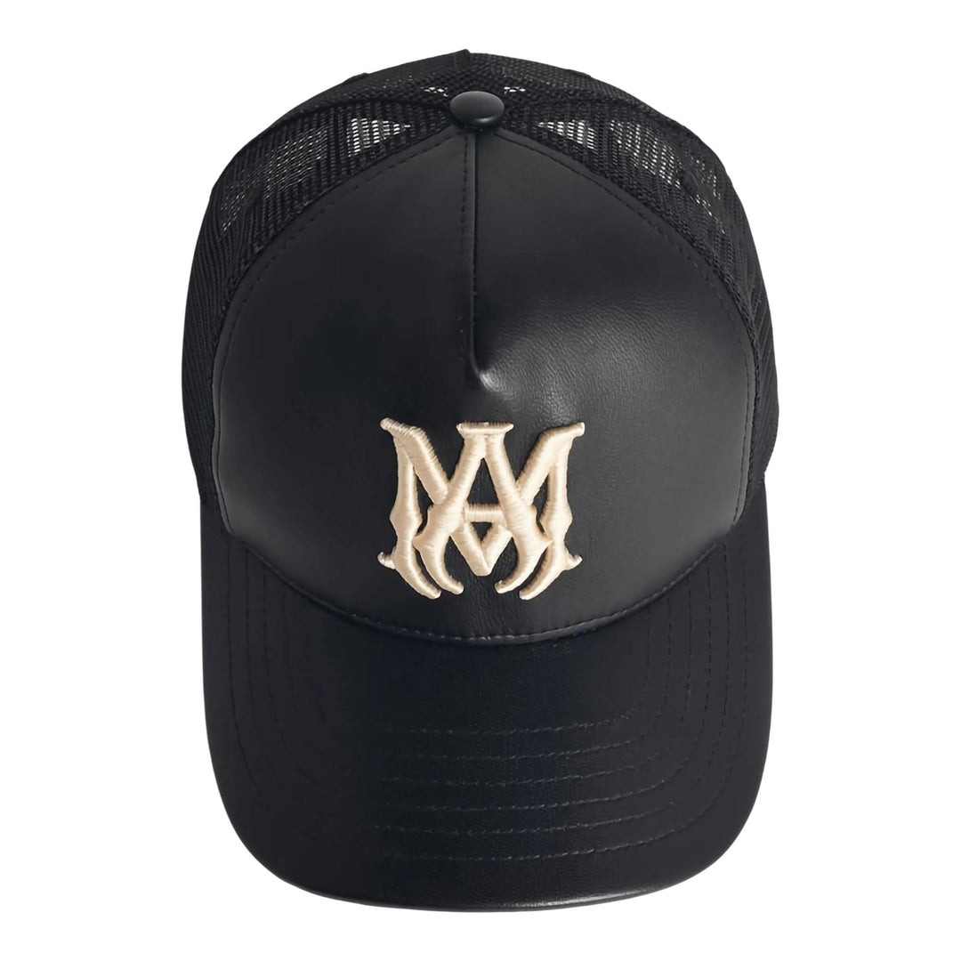 Leather MA Trucker Hat - 2