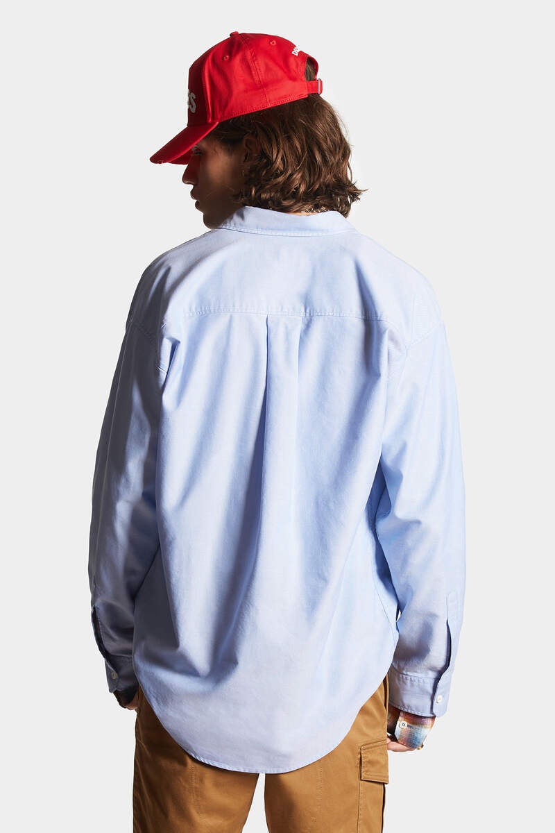 LAYERED SLEEVES OXFORD SHIRT - 4