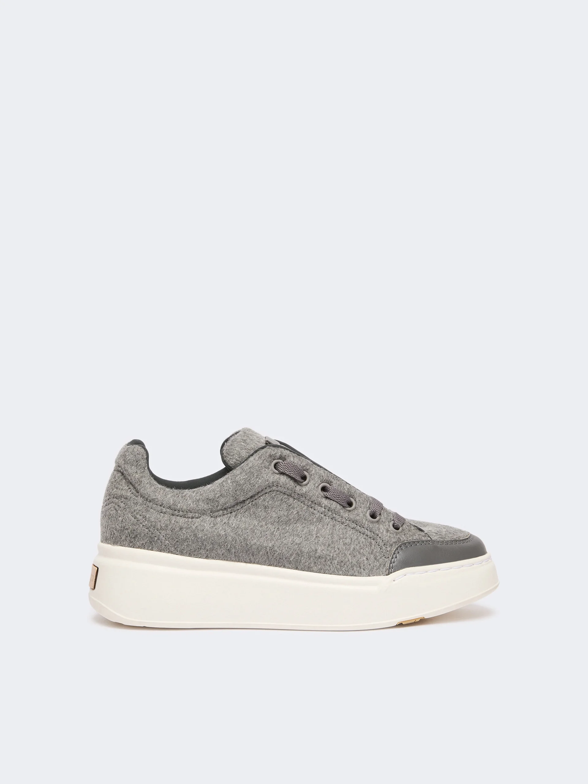 MAXIWS Water-repellent cashmere trainers - DARK GREY - 1