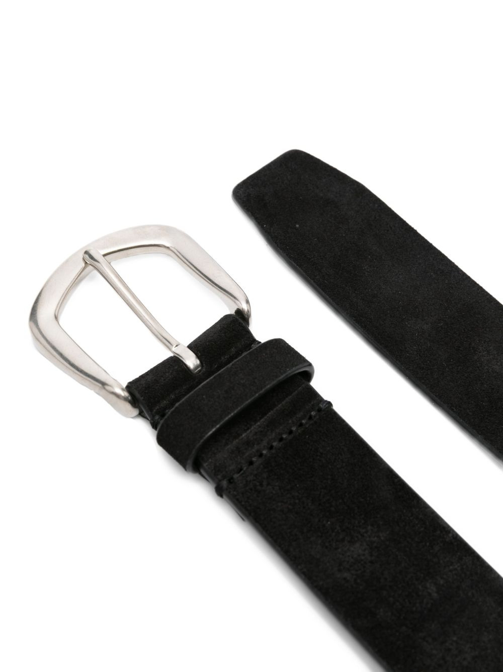 suede buckled belt - 2