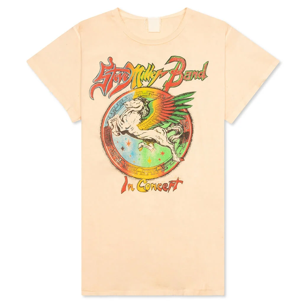 STEVE MILLER BAND IN CONCERT TEE - SUN BLEACH - 1