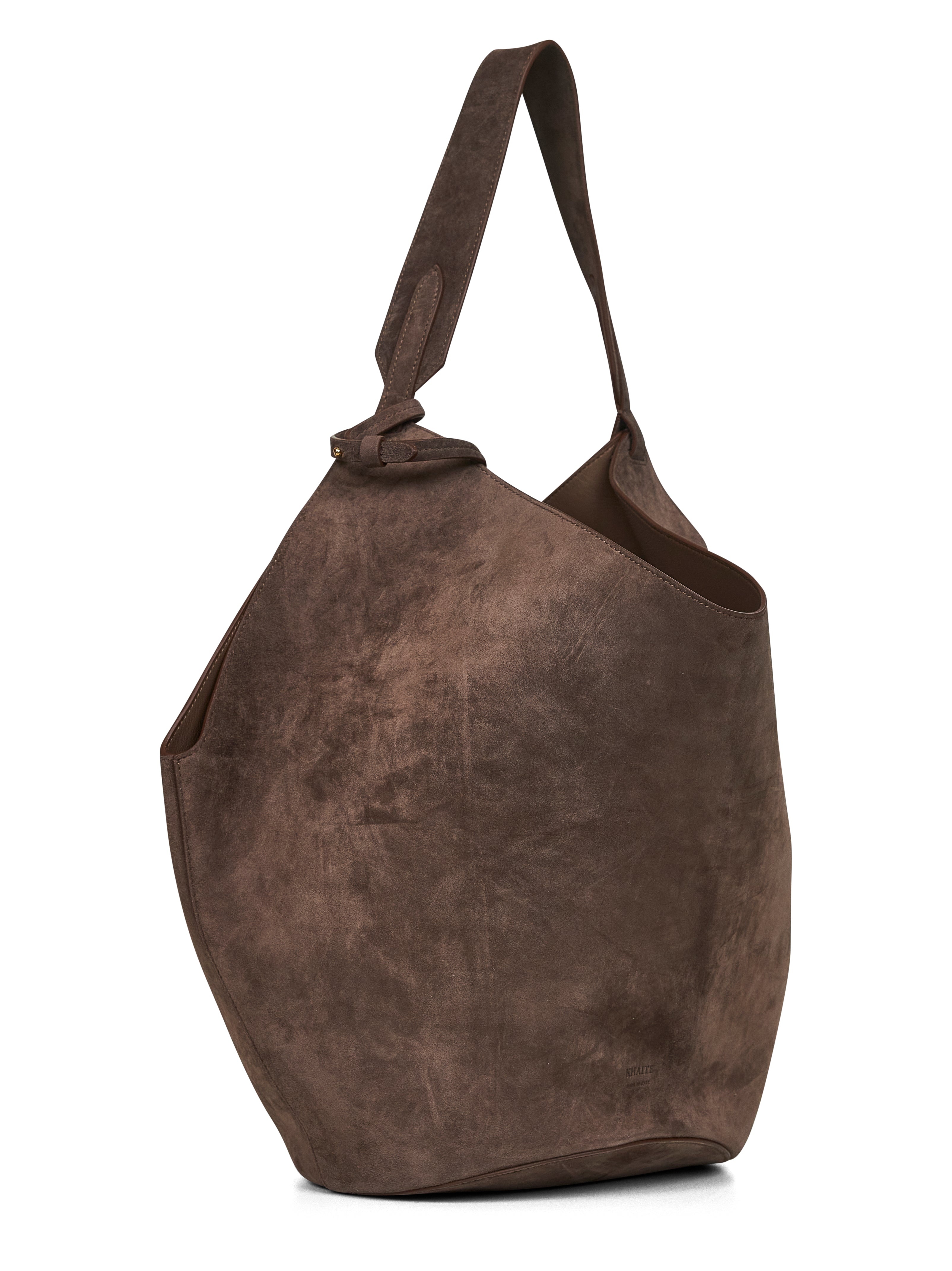Brown Medium Lotus tote bag - 2