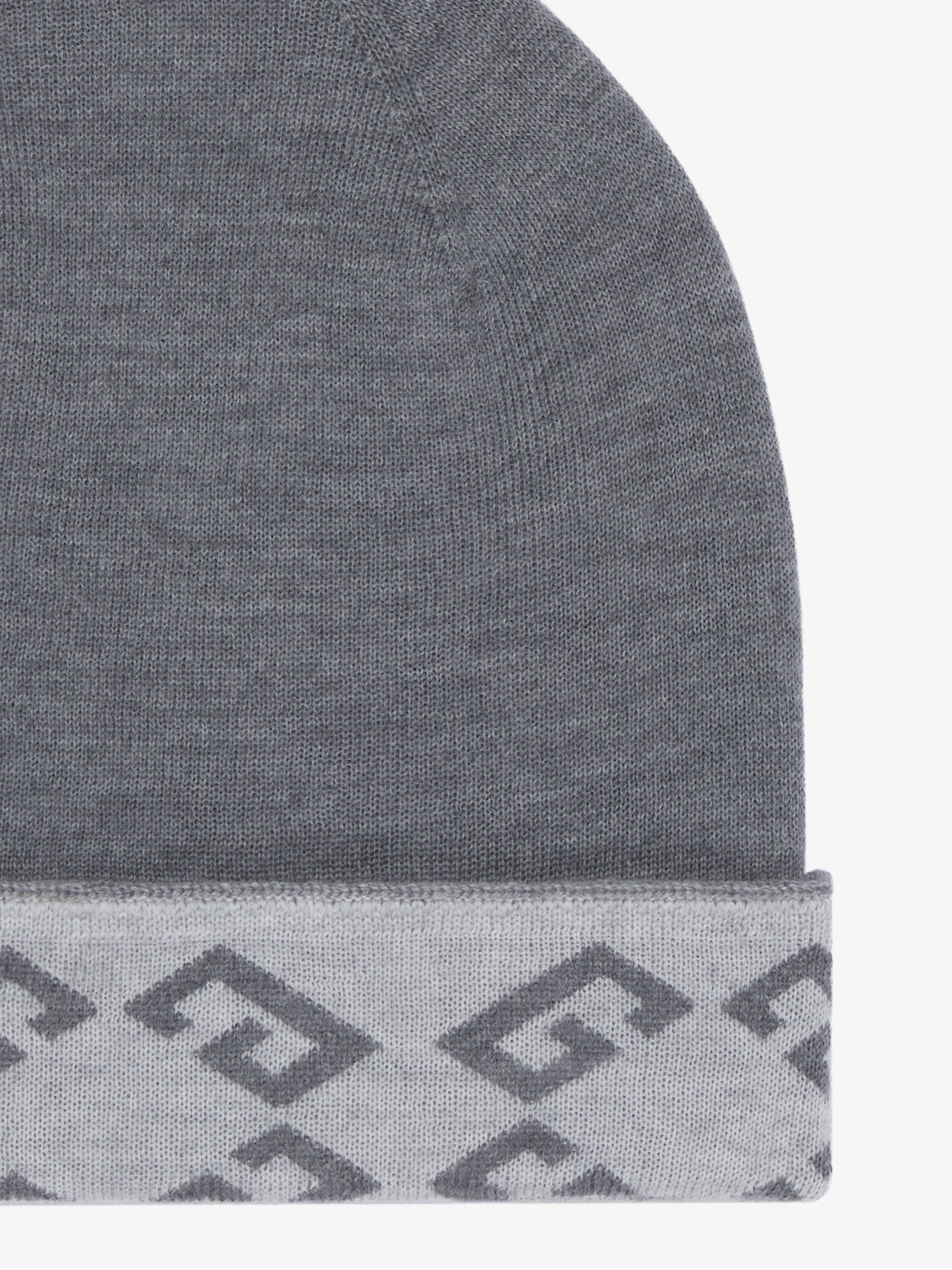 GIVENCHY MONOGRAM 72 DOUBLE SIDED BEANIE IN WOOL - 2