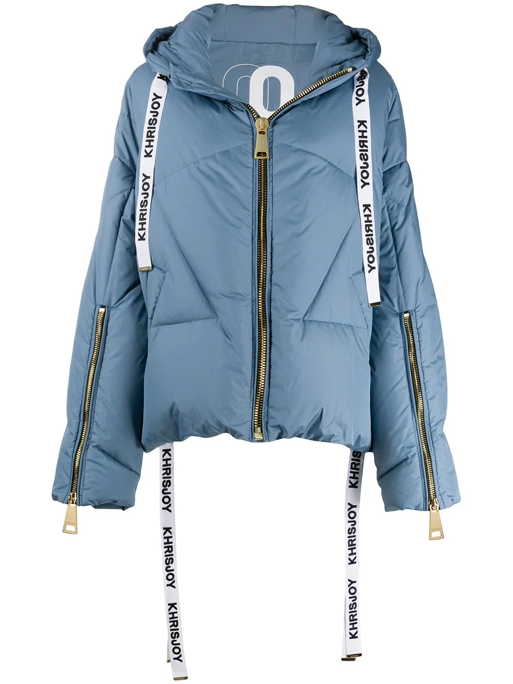 hooded padded jacket - 1