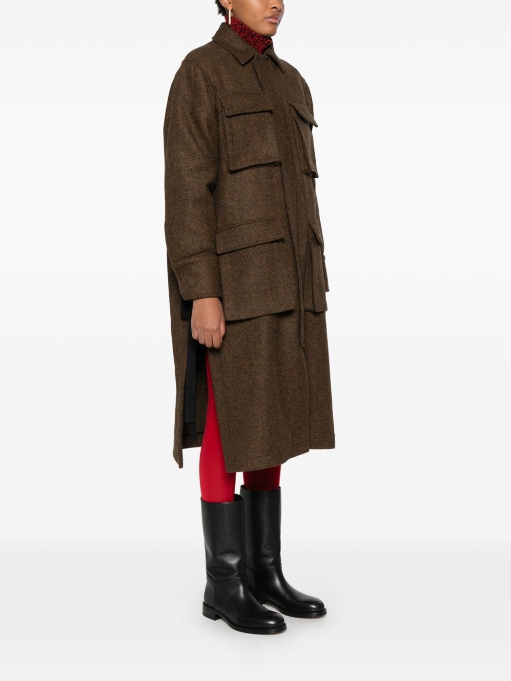 herringbone coat - 3