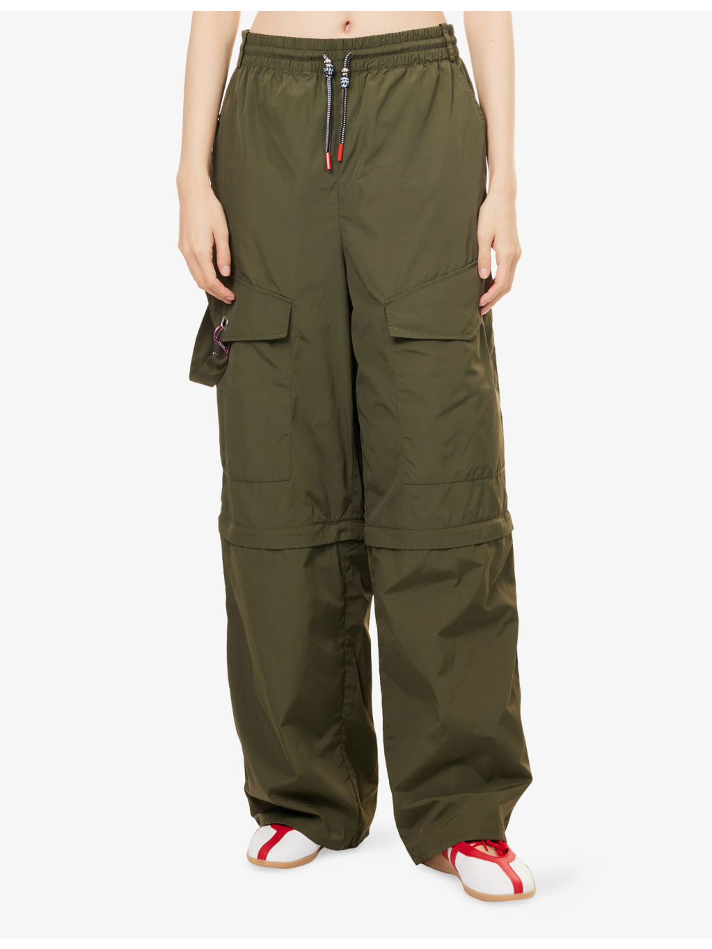 Girly Tech Detachable-Panel Woven Trousers - 3