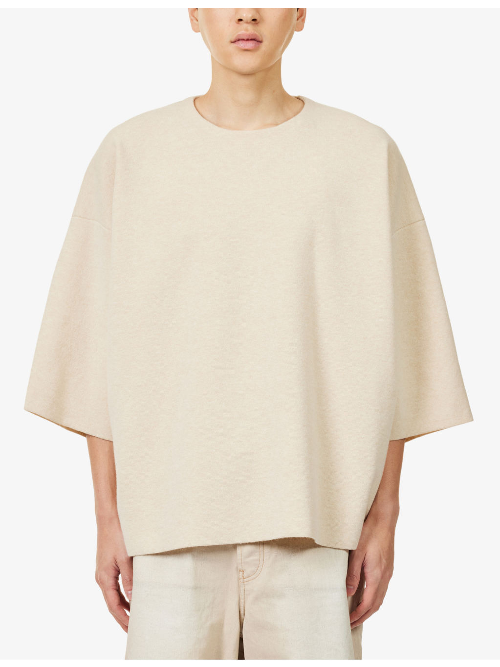 Milano Short-Sleeve Wool-Knitted Top - 3