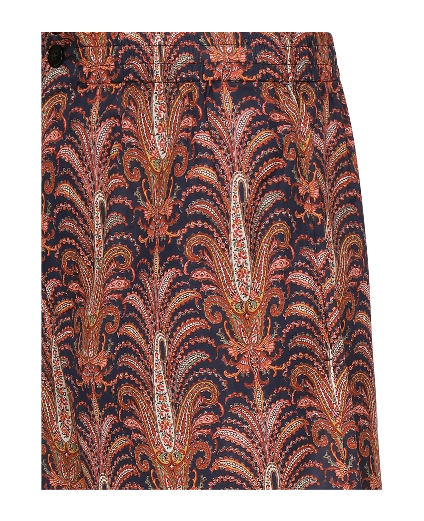Cotton Shorts With Graphic Print - 2