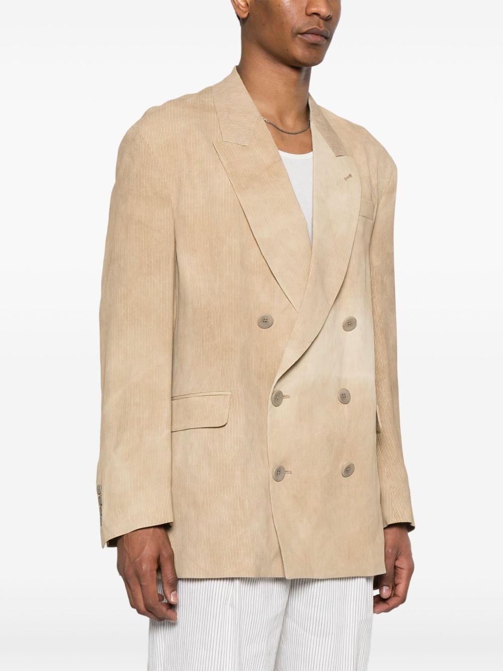 ribbed blazer - 3