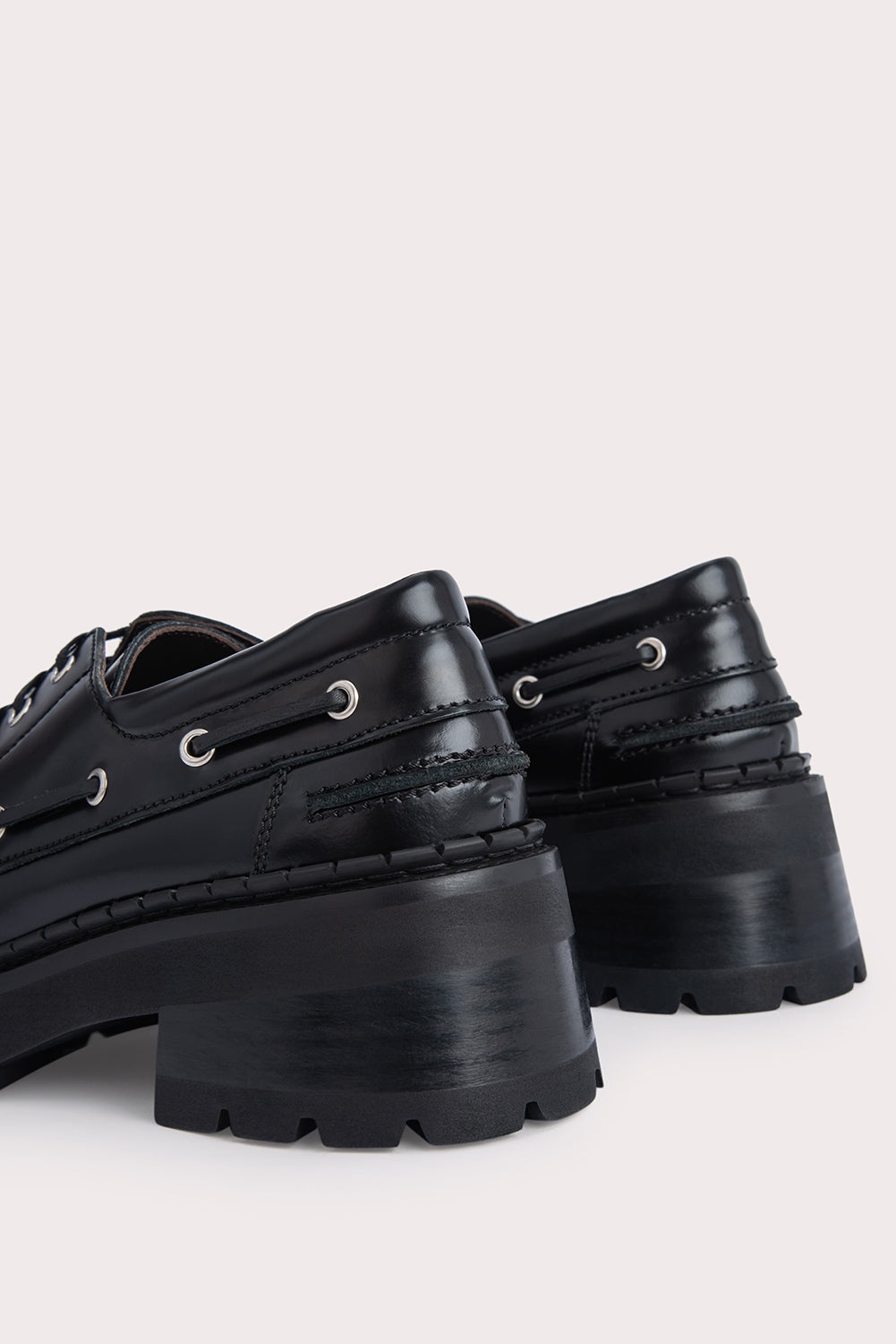 Stanley Black Semi Patent Leather - 6