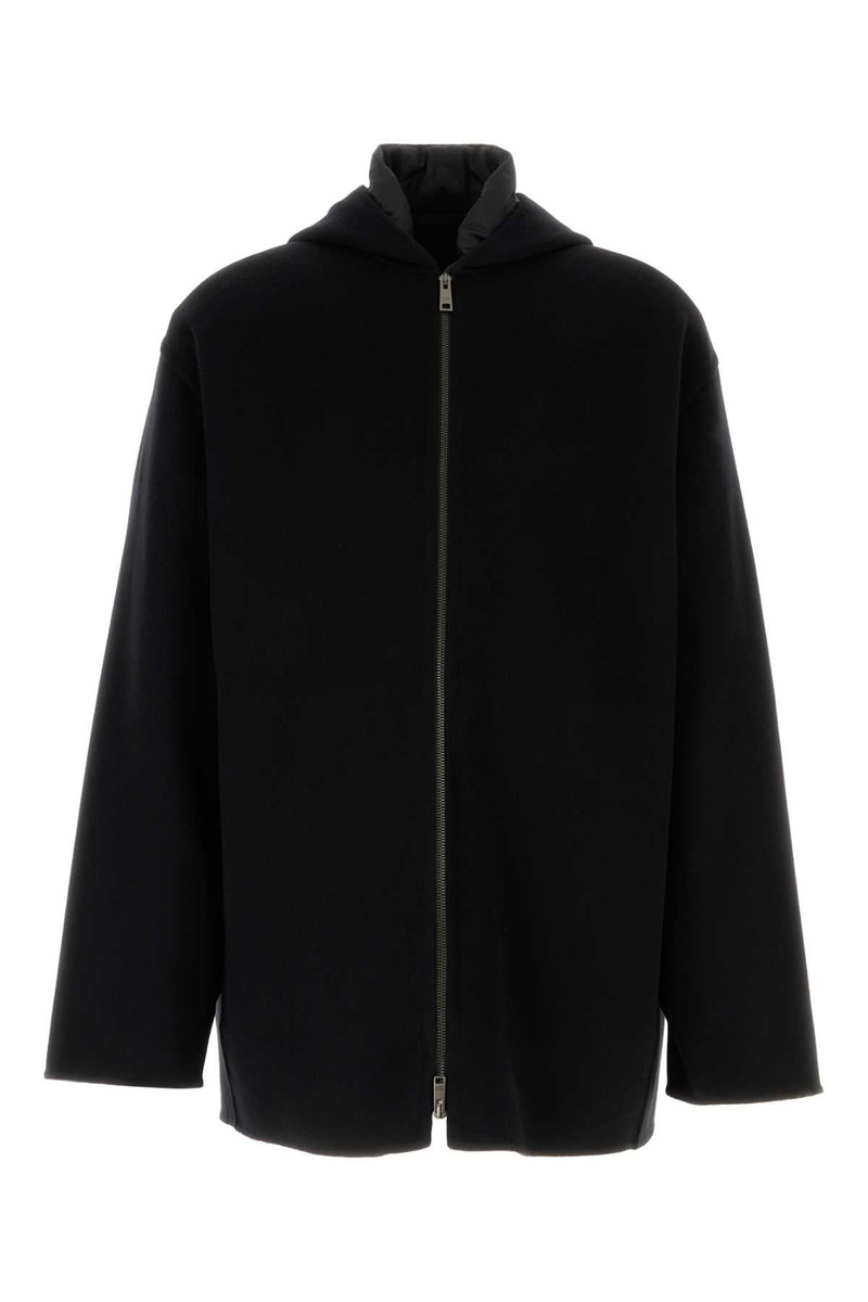 Prada Men Black Silk Padded Jacket - 1