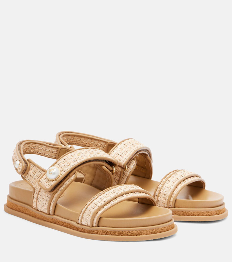Fayence leather sandals 1