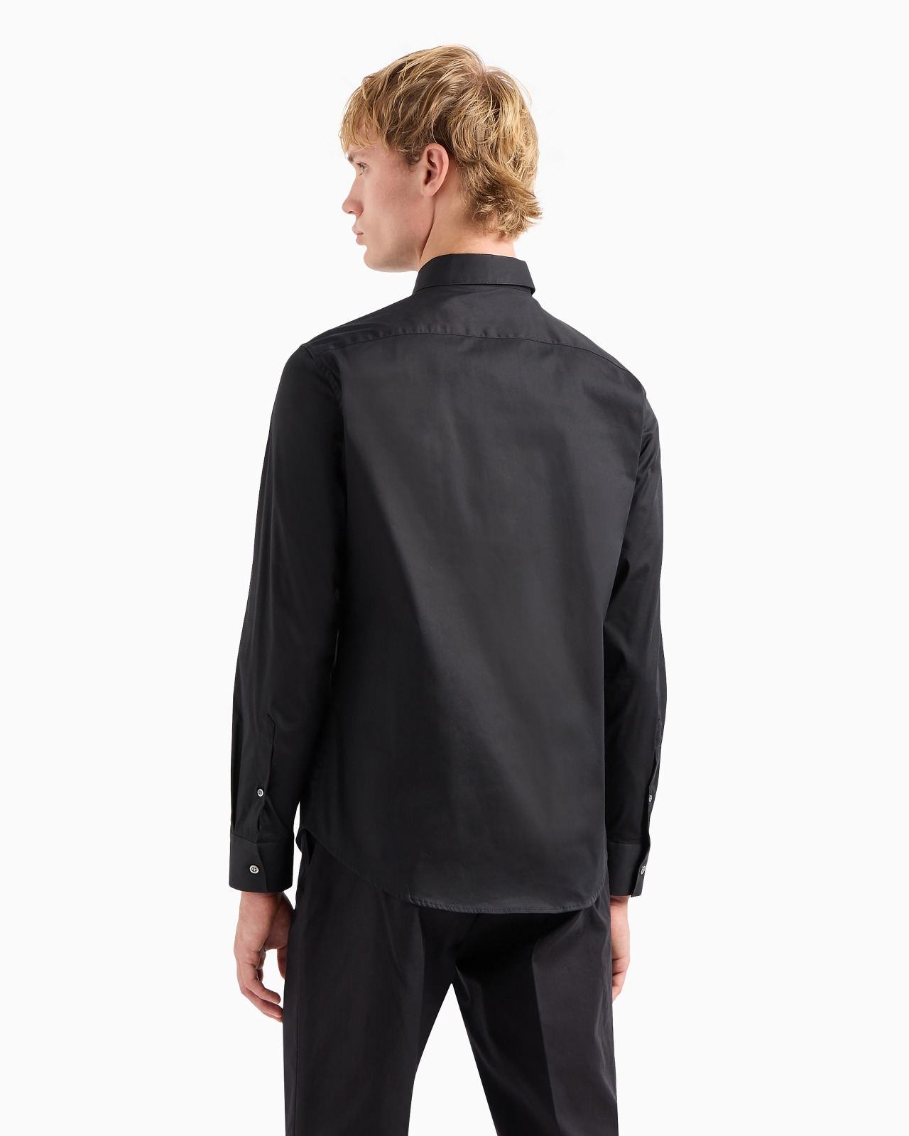 Lightweight comfortable satin slim-fit shirt - 3