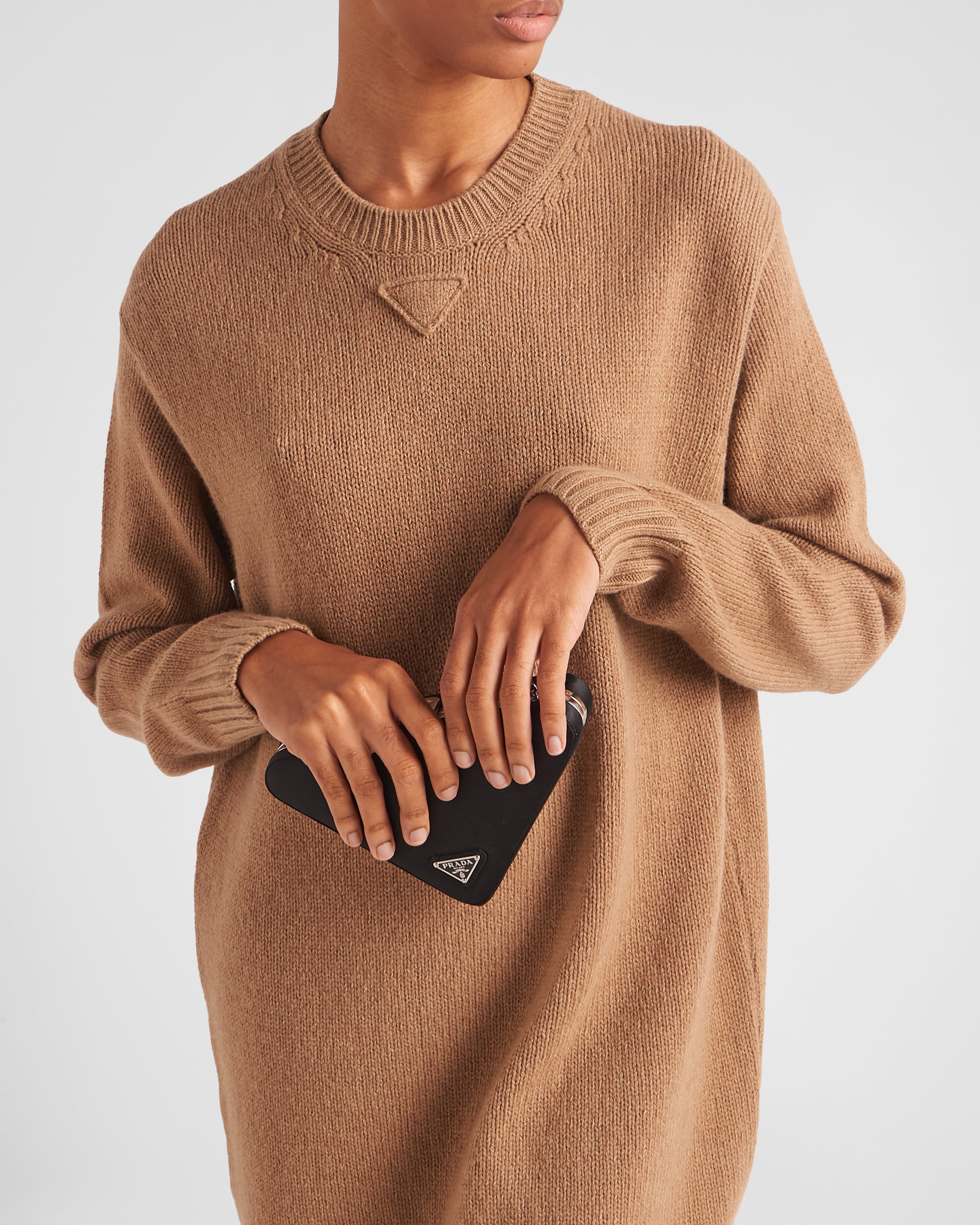 Oversized wool and cashmere sweater - 4
