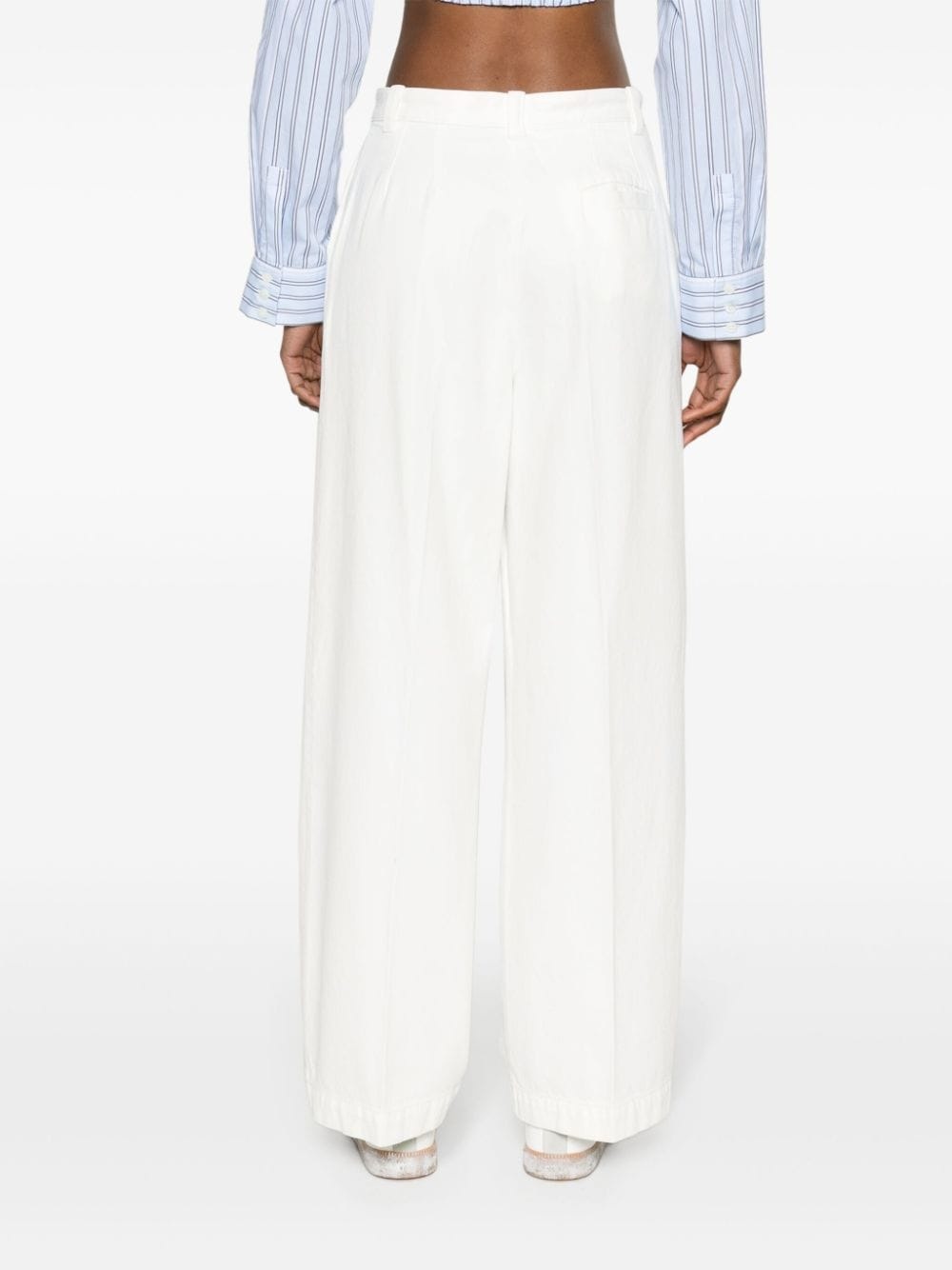 high-rise wide-leg jeans - 4