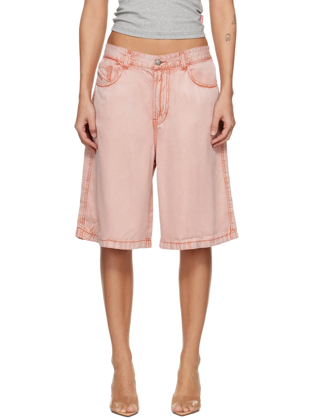 Pink P-Desi Shorts - 1